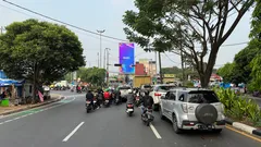 Intersection of Ir. Juanda Street