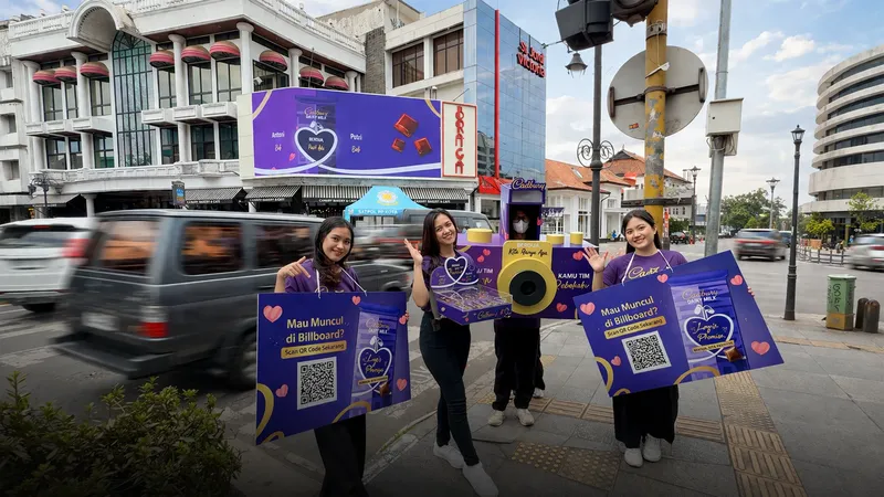 Cadbury and Prisma Group Launch the Interactive OOH Campaign ‘Find Love in Differences’ in Jakarta & Bandung