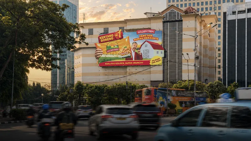 Golden Farm - Creative Billboard