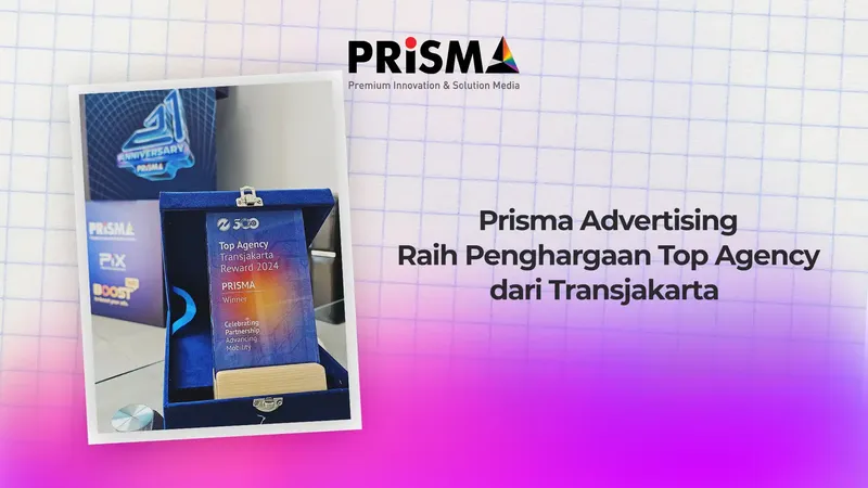 Prisma Advertising Raih Penghargaan Top Agency Transjakarta Reward 2024